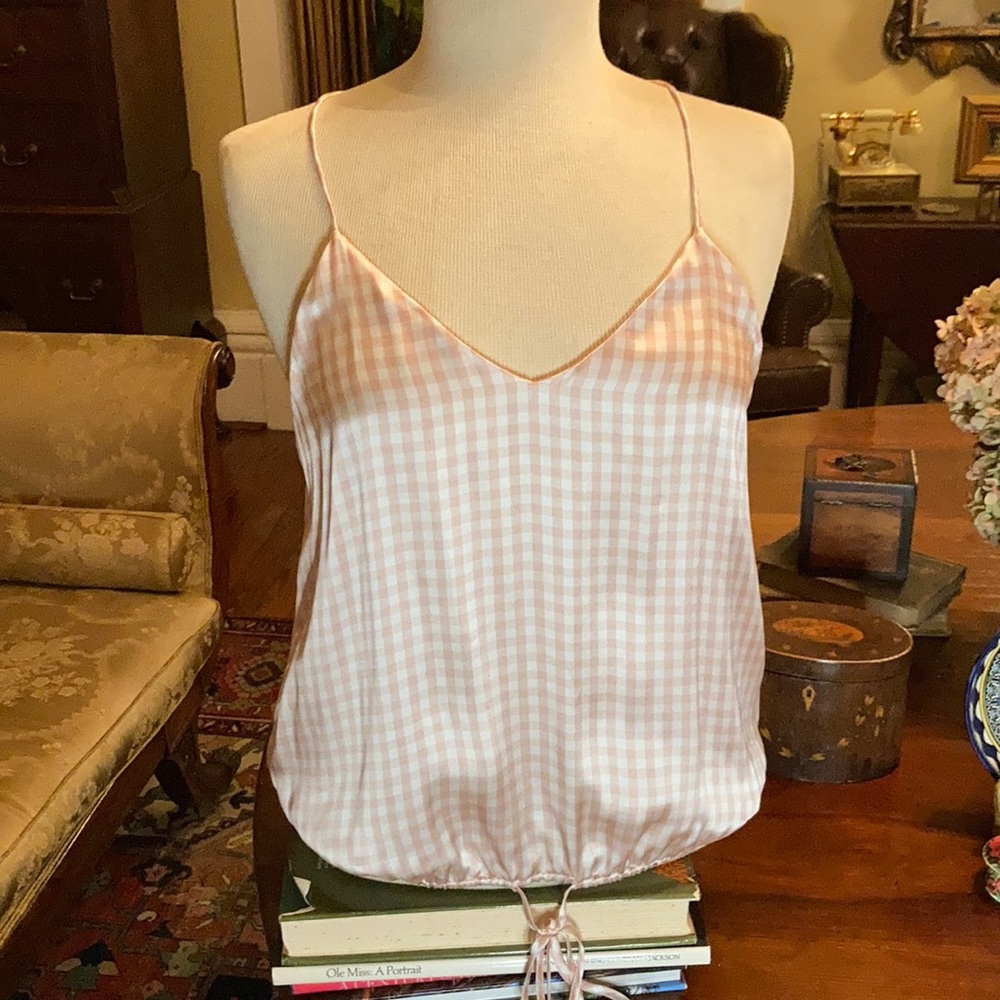 Cami NYC Pink Checkered Camisole